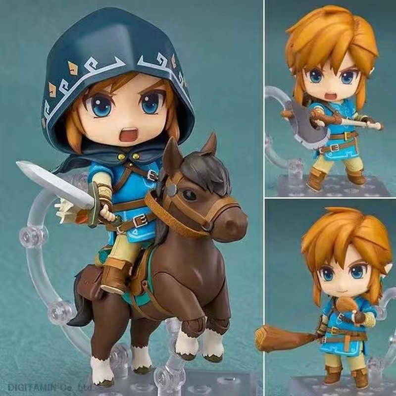 

Anime Manga The Legend Of Zelda Breath Of The Wild Ver. 733 733-DX Link Action Figure 10cm Mini PVC Figurine Of Zelda Z0317