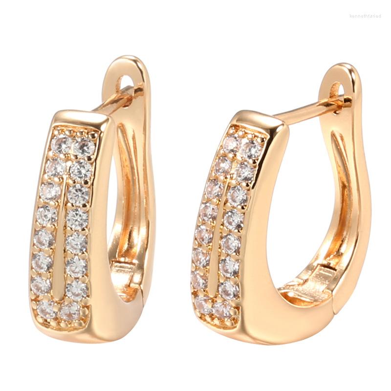

Dangle Earrings Double Row Zirconia Stud For Women Personality Romantic Fashion Jewelry Earring Classic Party Gift Arrivals