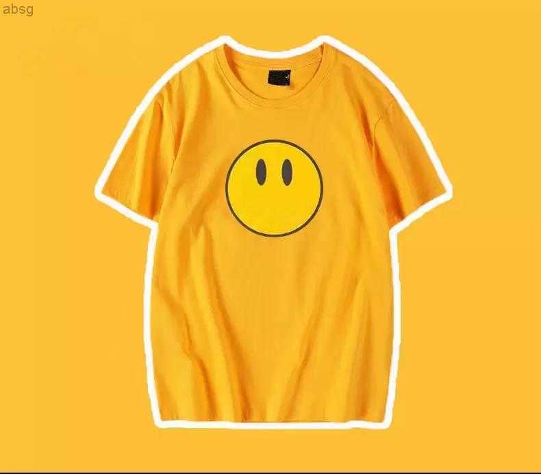 

Summer Fashion Designer t Shirts for Men Drews Smile Letter Embroidery Mens Women Clothing Short Sleeved Shirt