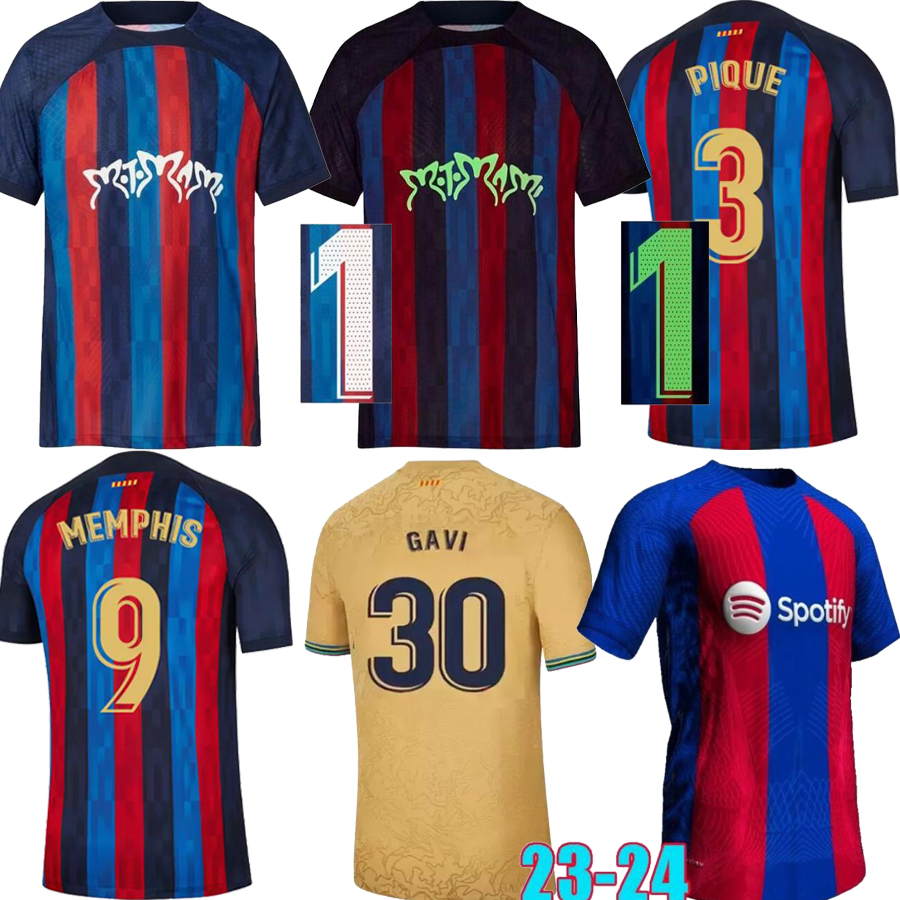 

23 24 Lewandowski soccer jerseys Rosalia Motomami PEDRI ANSU FATI O. DEMBELE R. ARAUJO FERRAN KESSIE 2023 2024 Barcelonas Shirts GAVI ADAMA kit sets, Grey