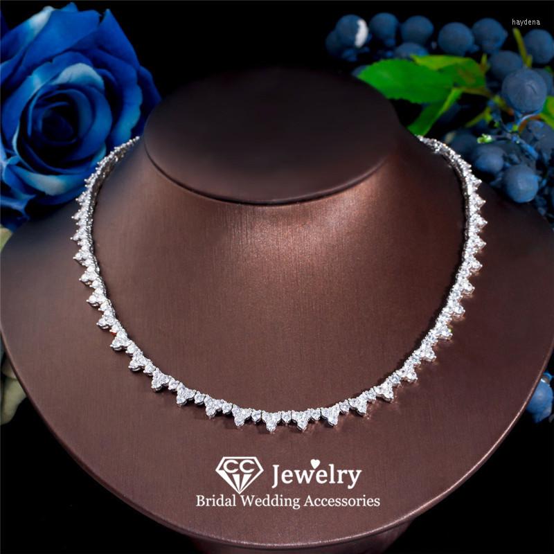 

Chains Necklace For Wedding Women Accessories Bridal Jewelry Engagement Bijoux Shining Crystal Chain High Quality Torque Gift XL0107