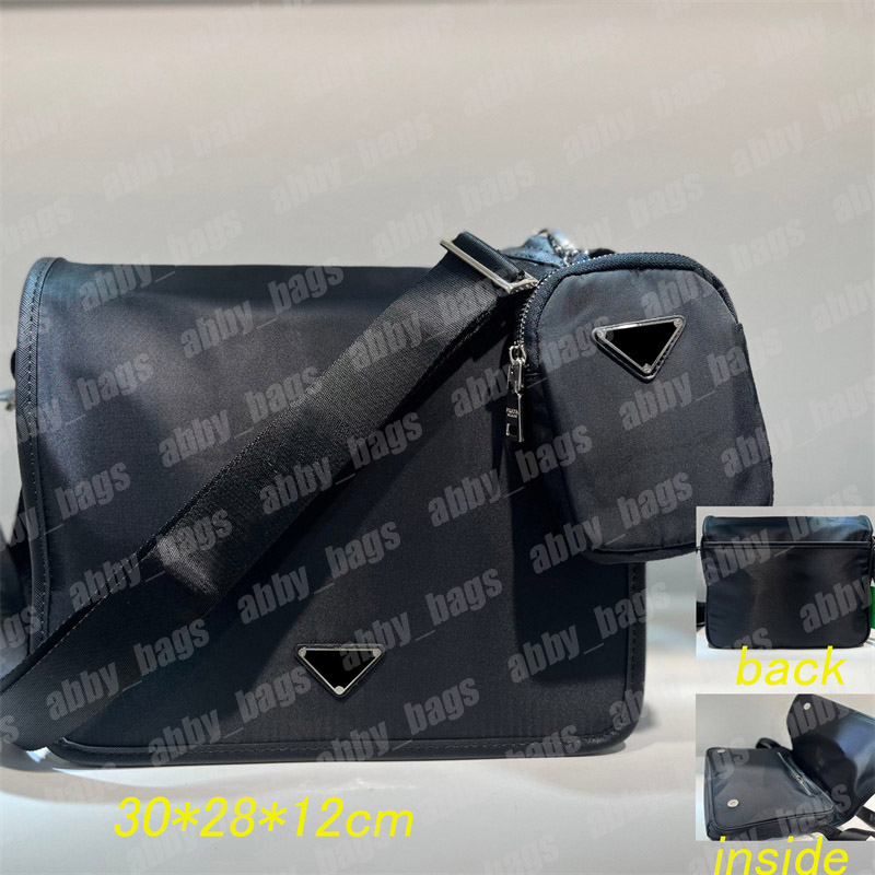 

White-collar Messager Bags Nylon Crossbody Bag Designer Mens Shoulder Bag Briefcase Schoolbag Women Handbags Designers MessageBag, P1