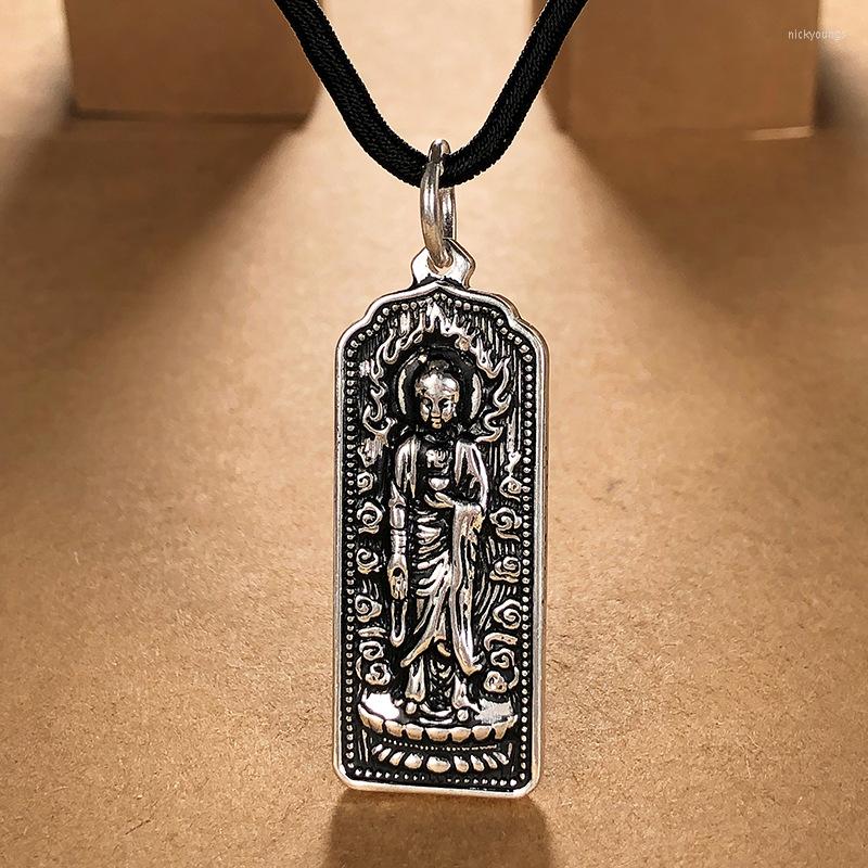 

Chains Vintage Hip-hop Punk Long Necklace Unisex Fashion Square Pendant Banquet Jewelry Accessories Gift