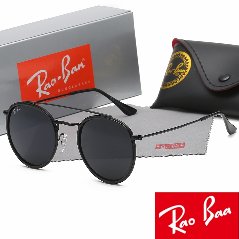 

Men Rao Baa Sunglasses Classic Brand Retro Sunglasses Luxury Designer Eyewear Ray Bans Metal Frame Designers Sun Glasses Woman ML 3647 with box cool