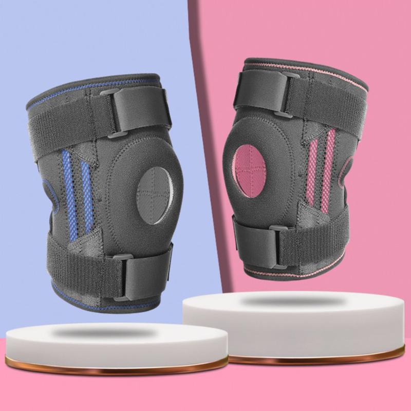 

Knee Pads Elbow & Sports Cycling Brace Elastic Nylon Adjustable Protector Support Breathable Non-Slip Pad Sleeve For Hike Gym Basketball, Pink