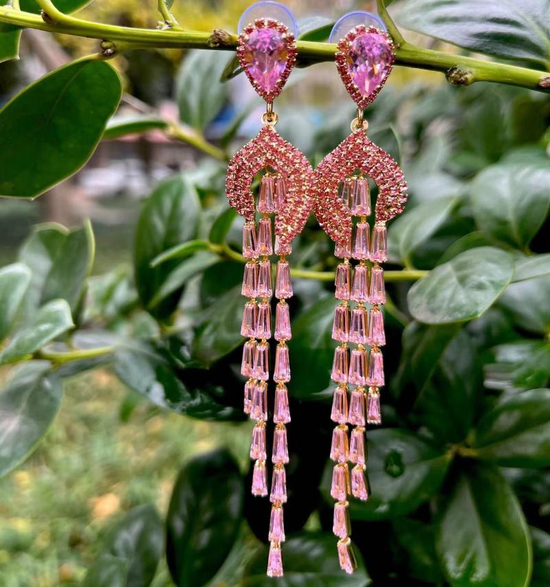 

Dangle Earrings Exaggerated Long Irregular Tassel Jewelry