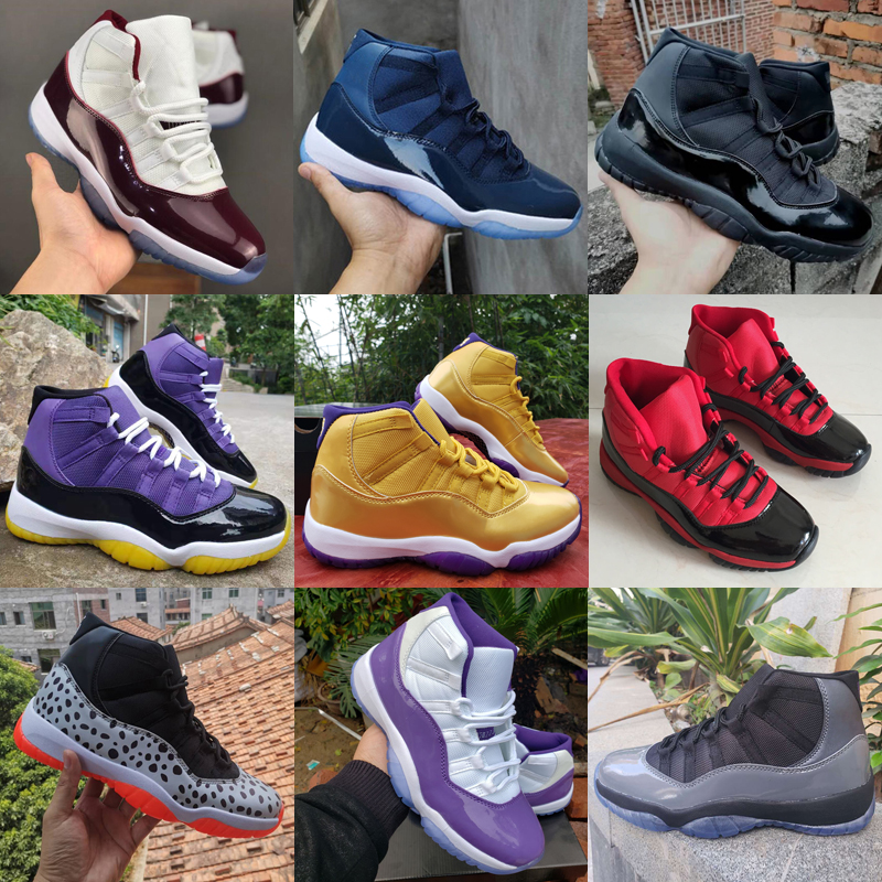 

Jumpman Black Cat 11s Cheery Basketball Shoes men women 11 Midnight Navy Legend Blue Cool Grey Bred Platinum Tint low Pure Violet UNC Mens Sports Trainer size 36-47, As photo 16