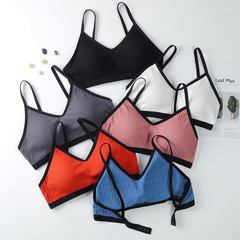 

Bras Workout Women Seamless Padded Push Up Shockproof Beauty Back Lingerie Underwear Fitness Sexy Bralette Tube Tops Bra Female, White