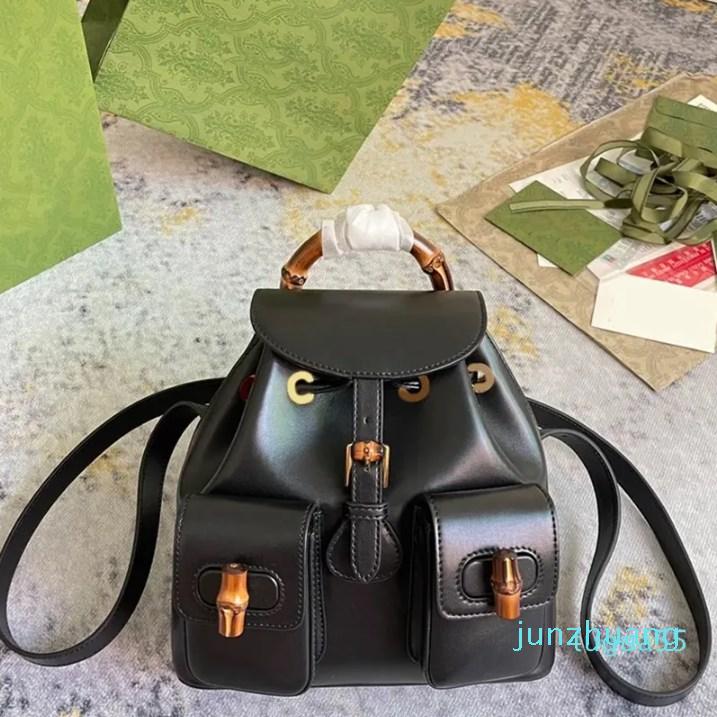 

Backpack Women Backpacks Crossbody Bag Leather Shoulder Handbags Drawstring Bucket Bags External Pocket 2023