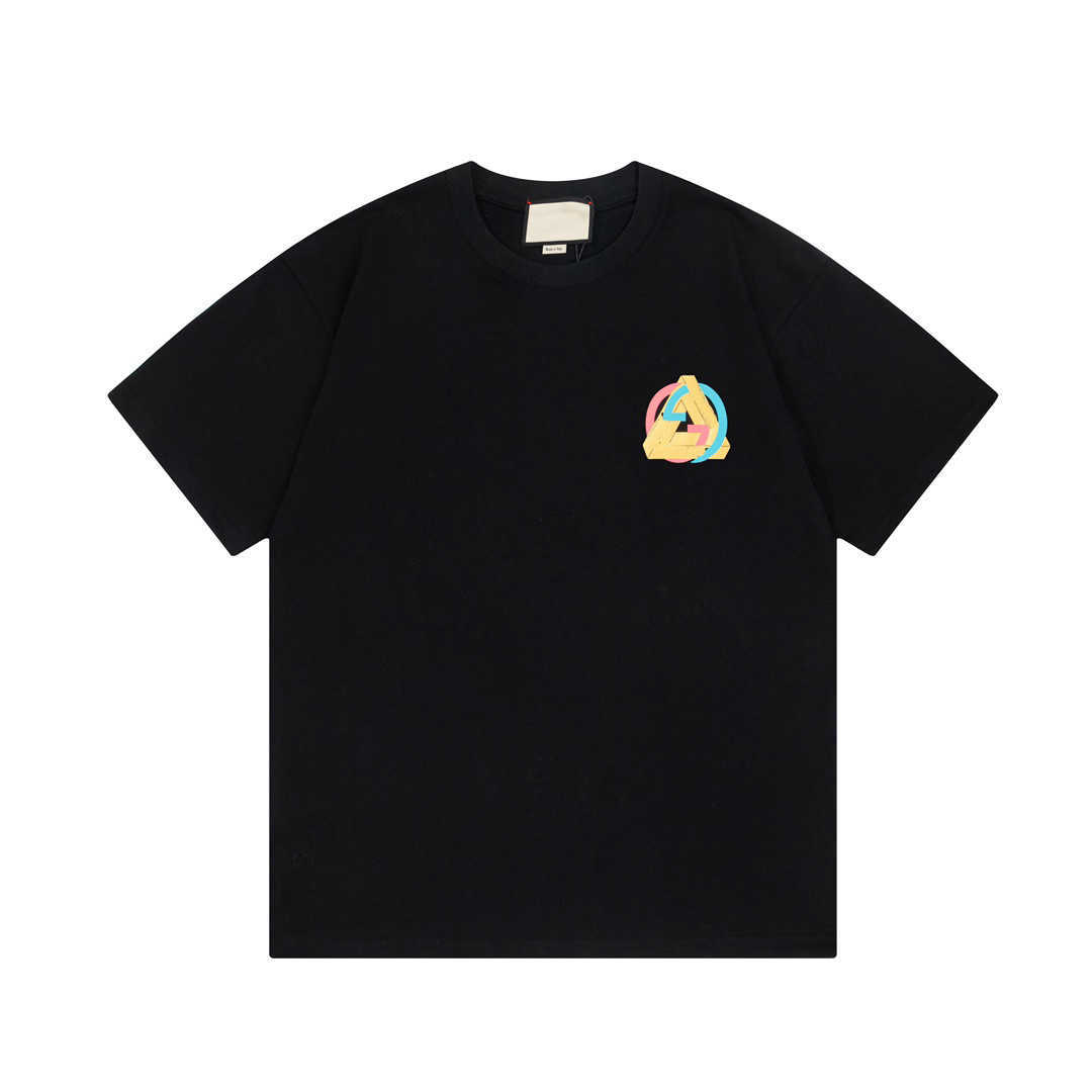 

High Edition 23 Year PA Co branded Gujia Letter Print Short Sleeve T-Shirt, White