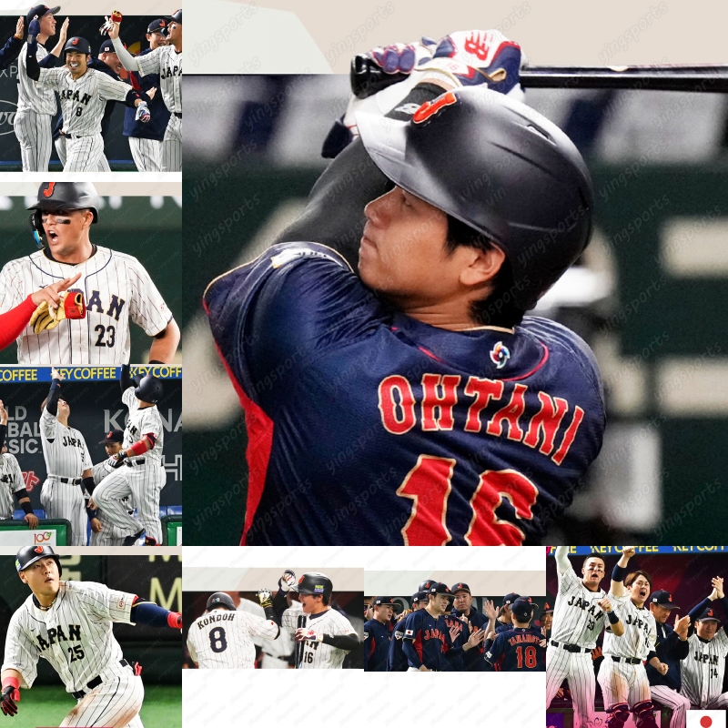 

Japan Shohei Ohtani 2023 World Baseball Classic Jersey Yu Darvish Seiya Suzuki Lars Nootbaar Masataka Yoshida Roki Sasaki Kensuke Kondo Hotaka Yamakawa Shugo Maki, Blue men s-xxxl