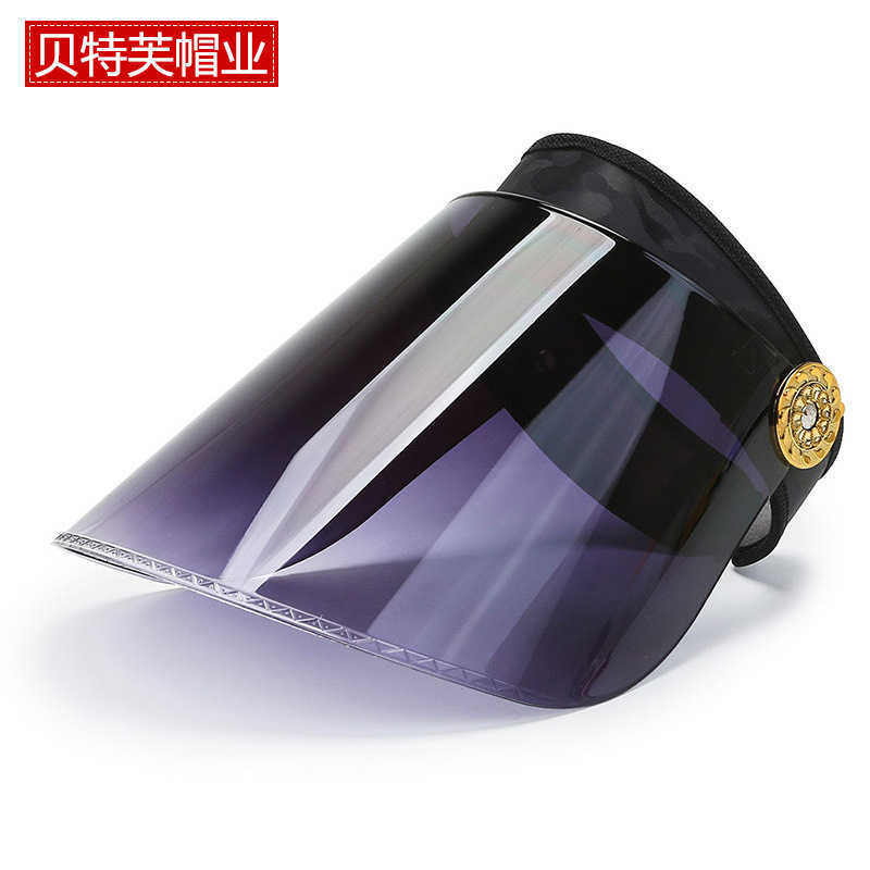 

UV Protection Headless Sun Visor: Stylish Summer Caps for Men & Women, Red