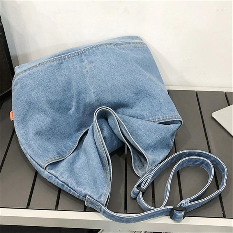 

Evening Bags Woman Designer Shoulder Bag Fashion Trend Crossbody High Quality Cowboy Tote Female Handbags Purse, Light blue