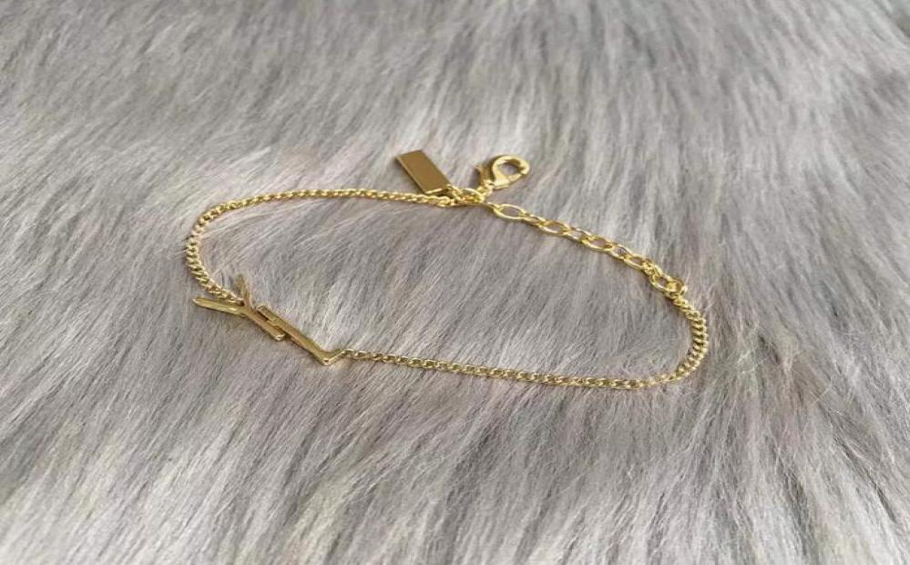 

Designer Letter Pendant Love Charm Bracelcet Gift Classic Women Fashion Gold Bracelets Chain Luxurys Designers Jewelry5217362