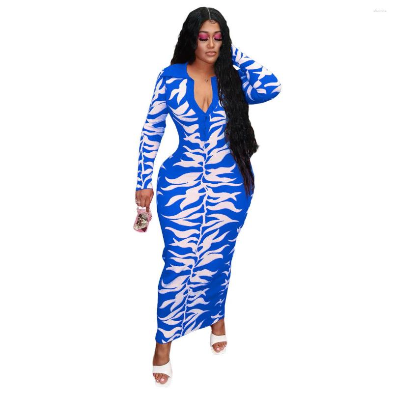 

Casual Dresses Cutubly Sheath Hip Sexy V Neck Long Dress Slim Fit Women Print Vintage Lapel Full Sleeve Club Party Femme Clothing Robe, Black
