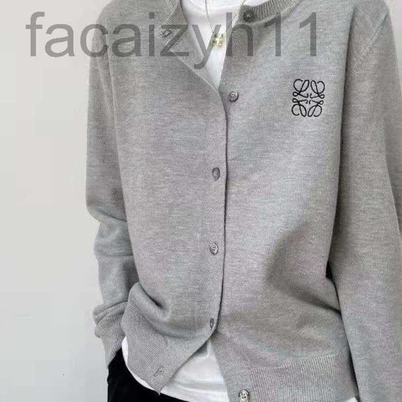 

Women's Knits & Tees Designer Embroidered Knitted Cardigan Sweater Fashion Versatile New French Slouchy Autumn Winter Coat 65GV, Camel