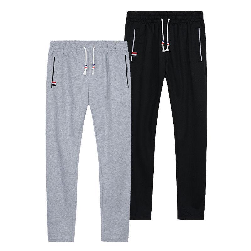 

Men's Thermal Underwear Sweatpants Plus Size Men Joggers Track Pants Elastic Waist Sport Casual Trousers Baggy Fitness Gym Clothing Black Gr