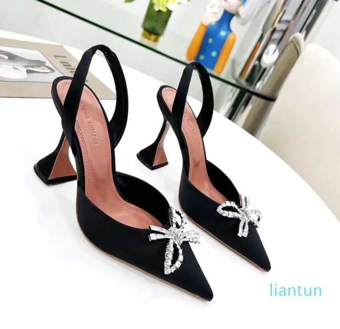 

Pumps shoes spool Heels sandals Slingback for women Luxury Designers Dress shoe Evening factory footwe, Blue