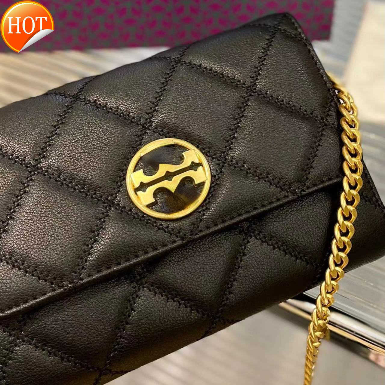 

Luxury Brand Designer Shoulder Bags Crossbody Tote 2023 New Women's Texture Leather Strap One Messenger Gift Box Packaging Factory Direct Sales, Black
