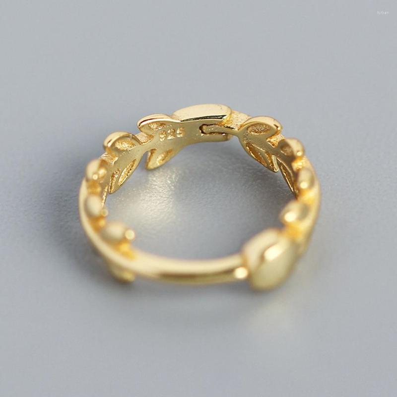 

Hoop Earrings 8.5mm Simple For Women Silver 925 Hoops Fashion Korean Leaf Leaves Piercing Ear