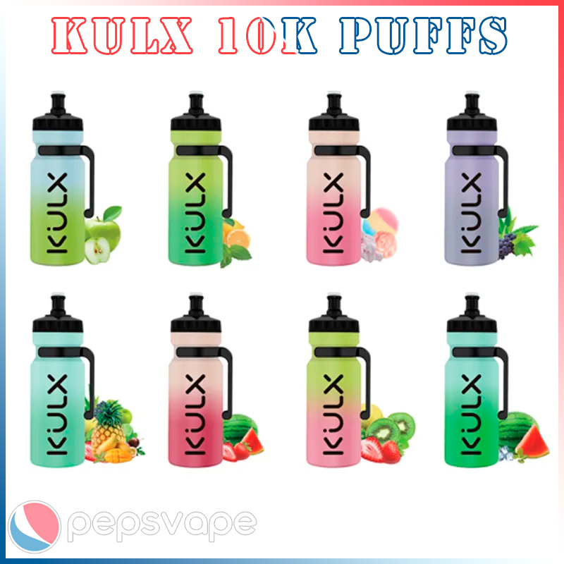 

Kulx 10k puffs Original Disposable Vape Pen 18ml Big Pods Cartridge 800mAh Rechargeable Battery Vaporizer 10 Flavors jodk bottle ijoy lio boom Mesh Coil