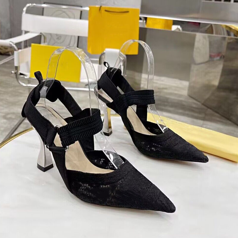 

Summer Fashion Women's Sandals Designer Beautiful Wedding High Heels Professional Office Women's Shoes, Heel 5.5 cm