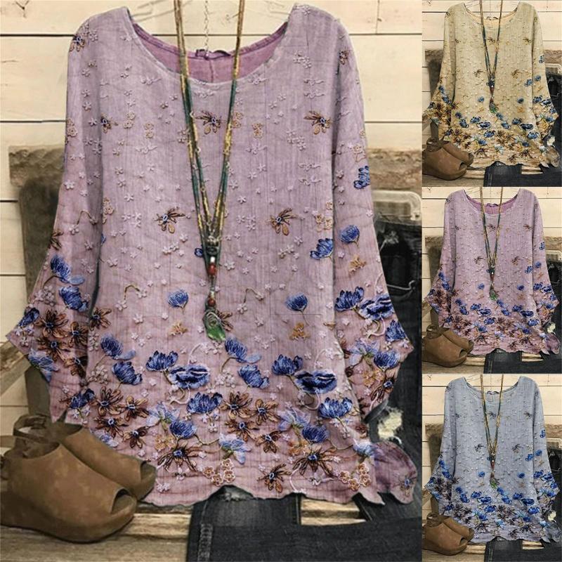 

Women's Blouses Autumn And Winter Women Blusas 5xl Vintage Top Female High Street Shirts Casual Fall Femme Plus Size Shirt, Gray