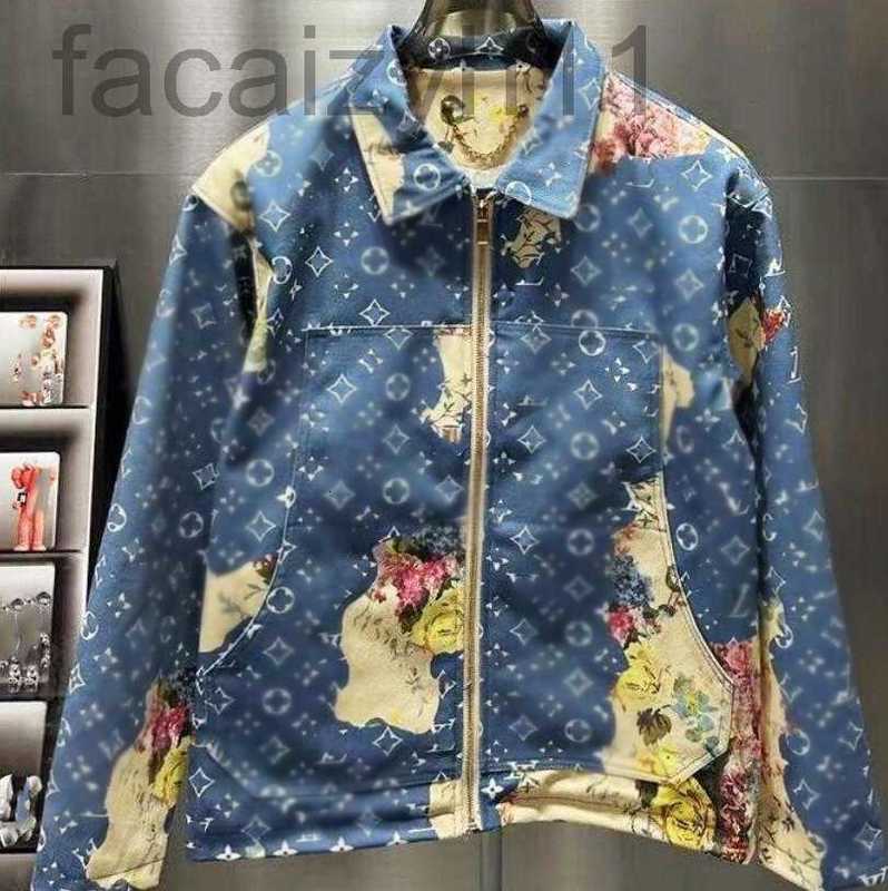 

designer 23ss Men's Jackets new high quality Casual Fashion Mens women's Denim jacket coat brand Designer Jean 3HAT, Blue