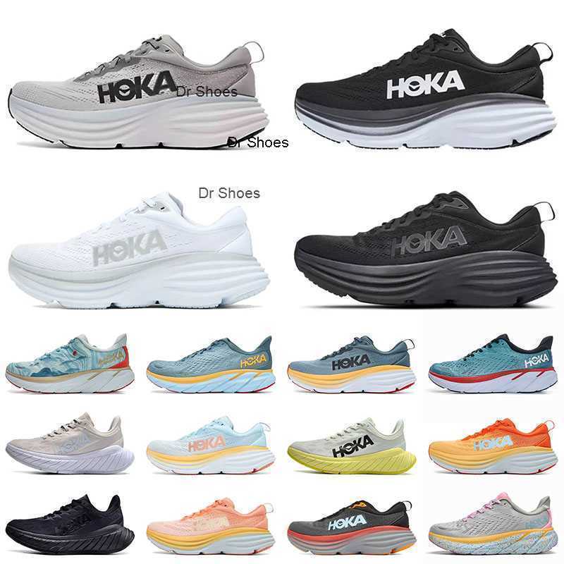 

hoka bondi 8 Outdoor Shoes Men Sports Jogging Triple Black white Trainers hokas shoes Landscape painting on Cloud Real Teal Aquarelle Goblin, Bondi8 (4) lilac marble