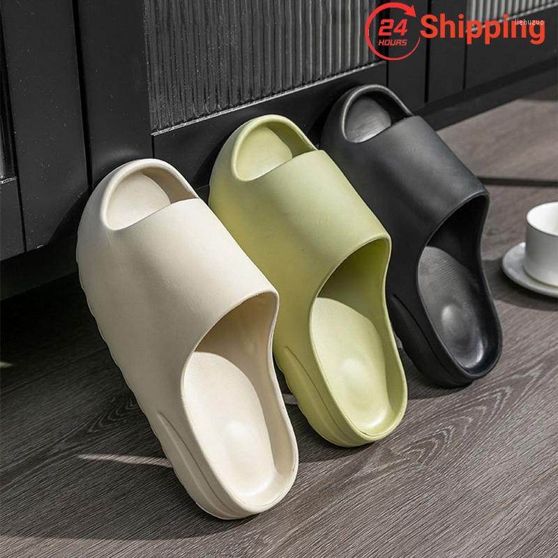 

Slippers Summer Beach Outdoor Slides Slipers Ladies Platform Mules Shoes Woman Flats 2023 Men Fashion Indoor Household, Beige