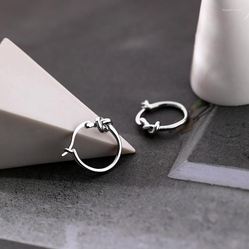 

Hoop Earrings Punk Geometric Cuff Vintage Minimalist Round Cut Piercing Ear Rings For Girl Charm Jewelry Korean Accessories Wholesale