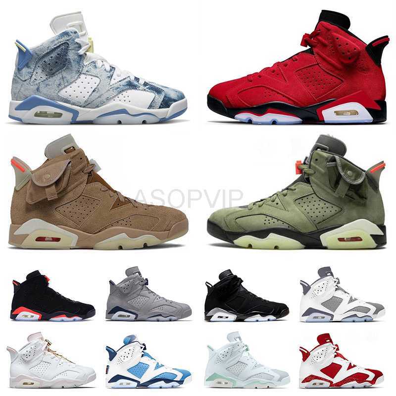 

designer shoes Jumpman 6 6s VI Basketball Shoes Mens Womens Toro Washed Denim Georgetcown Red Oreo Cactus Jack Cool Grey Tiffany Blue Designer Sneakers sandal, 40-47 blue