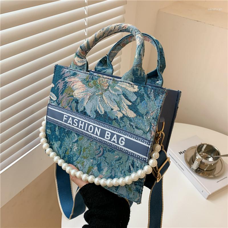 

Evening Bags Style Denim Crossbody For Ladies Fashion Chain And Causal Brand Shoulder Handbags Top Handle, Color-2