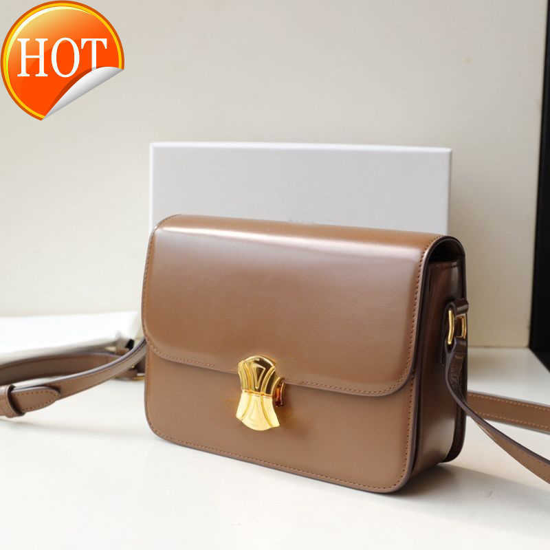 

Luxury Women's Brand Designer Shoulder Bags Crossbody Tote 2023 New Fashion All-in-one Tofu One Small Square Gift Box Packaging Factory Direct Sales, Large wine red original