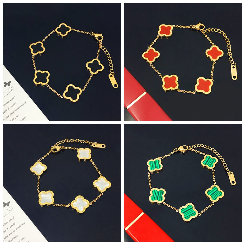 

Luxury Design Clover Charm Bracelet Jewelry for Women Gift