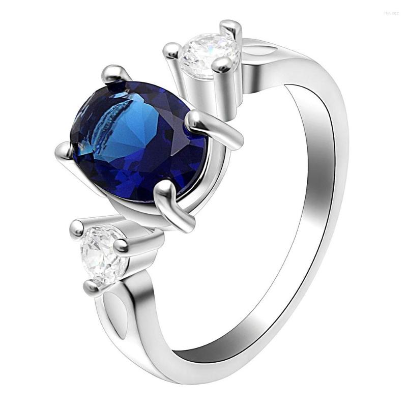 

Wedding Rings Shuning Blue Cubic Zirconia CZ And Engagement For Woman Charm Jewelry Bijoux Ringen Voor Vrouwen