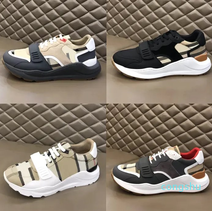 

2023 Striped Casual Shoes Men Vintage Sneaker Platform Trainer Designer Sneakers Season Shades Flats Trainers Brand Classic Outdoor Shoe Top quality size 38-45, 22