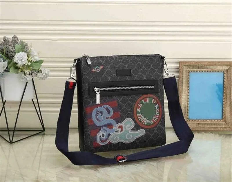 

Designer red green Messenger Bag Ophidia zipper Shoulder Cross Body bag classic totes handbags men leather Pouches double G Tiger Snake Luxury Handbag Wallet Purse, 05