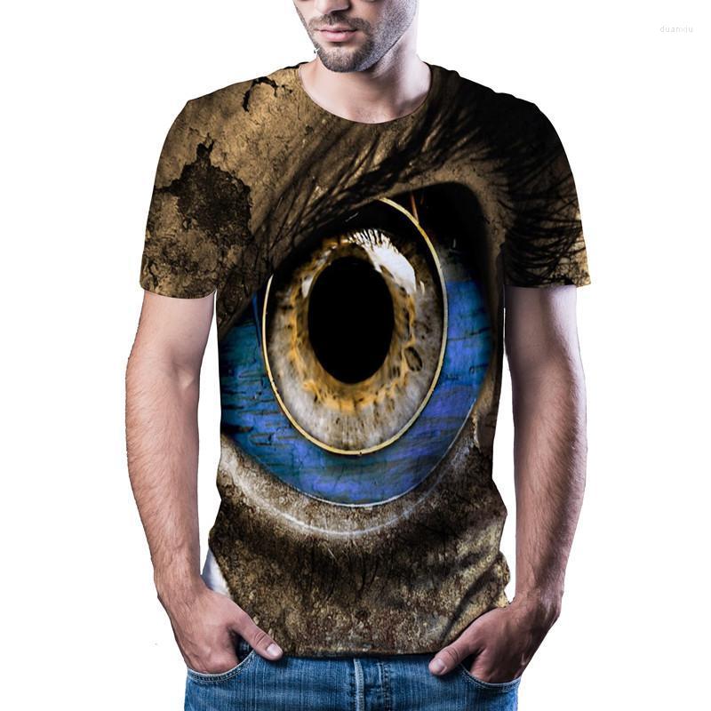 

Men' T Shirts T-shirt Summer Fashion Sports 3D Printed Casual O-Neck Brand Polyester Test Asian Size, L-30055