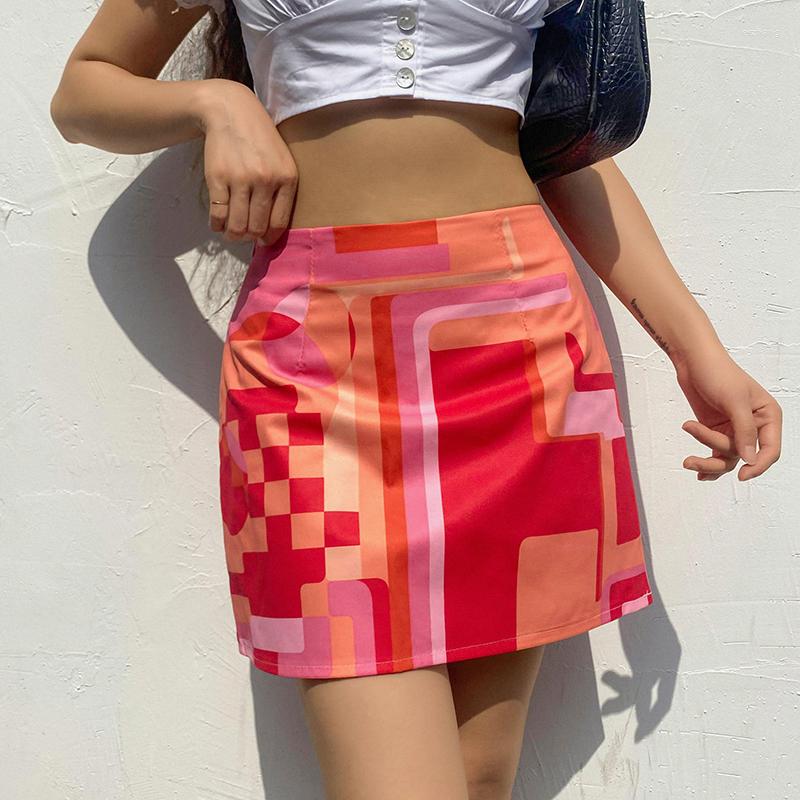 

Skirts High Waist Casual Short Skirt Fashion Kawaii Korean Pleated 2023 Summer Women' White Y2K Mini Beachwear, 739