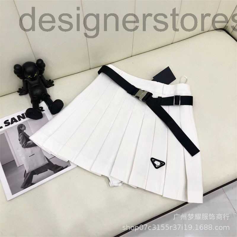 

Skirts Designer Pleated skirt new waist thin jk college NDJA, White4