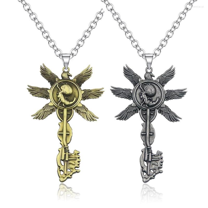 

Pendant Necklaces Game Residents Evils 8 Village Necklace Six Winged Unborn Retro Eagle Jewelry Gift Accessories