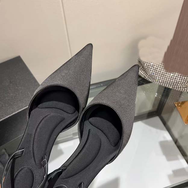 

European Summer Sandals Classic Women's Cat Heel Back Strap Open Heel Sandals, 5cm High Made of Cowhide, Non slip outsole, With Box, Sizes 35-42, Black