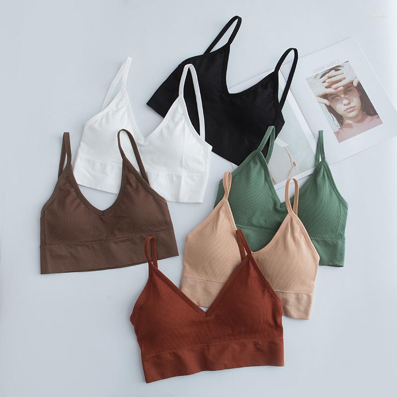 

Bustiers & Corsets Sexy Lace Bralette Tube Tops Bandeau Summer Women Bra Girl Underwear Camisole Tanks Crop, Coffee
