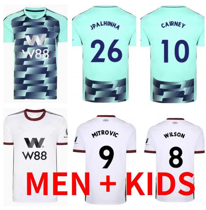 

22 23 PALHINHA MITROVIC 9 SOCCER JERSEYS home away SOLOMON WILSON ADARABIOYO REED ROBINSON ANDREAS REID CAIRNEY white kids 2022 2023 jersey football shirts ZZ