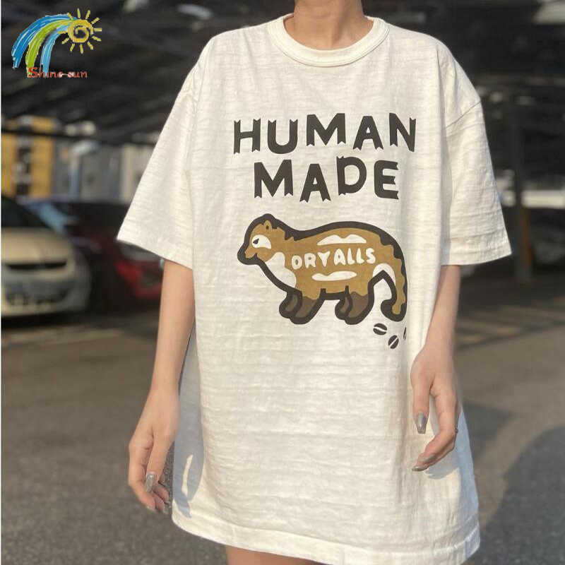 

Men's T-Shirts Summer New O-Neck Human Made T-shirts Men Women Top Tees High Quality Casual Short Sleeve L230317, 13