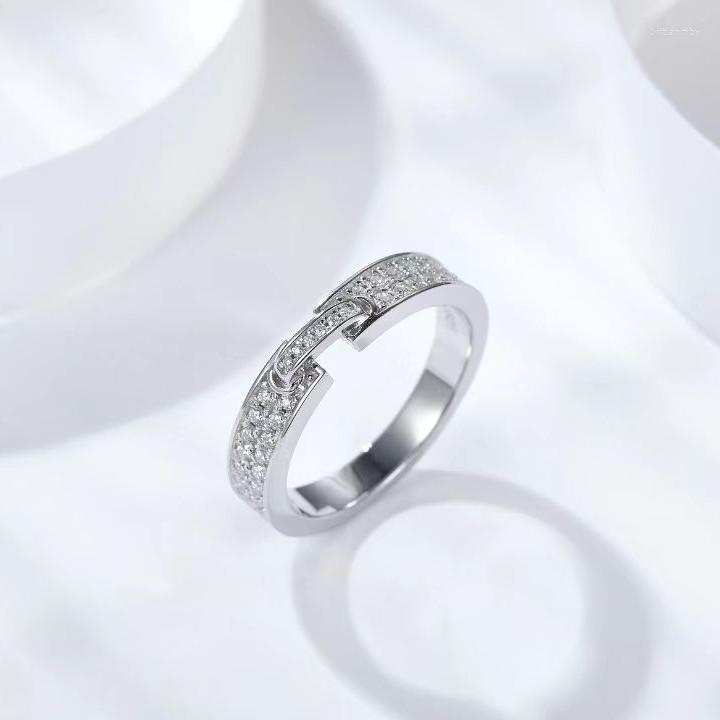 

Wedding Rings MSR3034 Silver Ring For Women S925 Moissanite Party Jewelry Gift