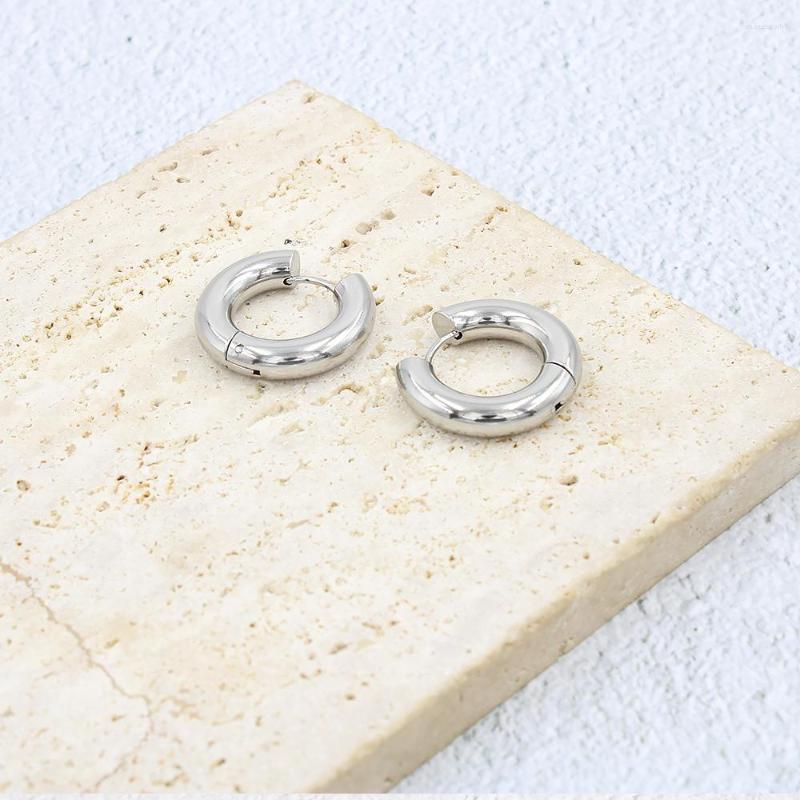 

Dangle Earrings Hip Hop Simple Stainless Steel For Men Women Fine Niche Design Punk French Trendy Jewelry Gift YS398