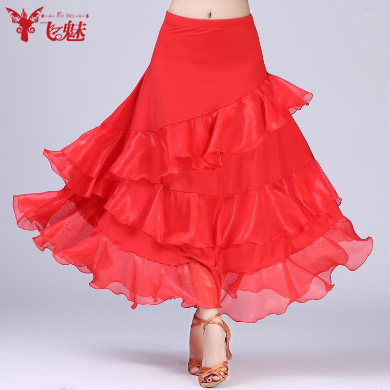 

Stage Wear Women's Big Skirt Dress Costume Dance Waltz The Modern Skirts, Black