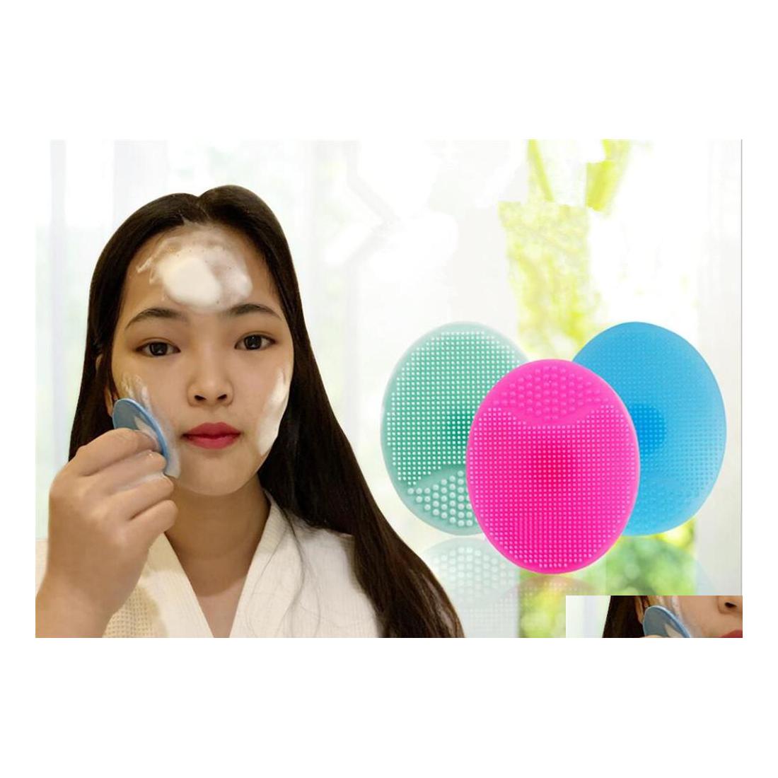 

Face Care Devices Sile Facial Cleansing Brush Washing Pad Exfoliating Blackhead Tool Soft Deep Cleaning Xb1 Drop Delivery Health Bea Dh1Oh
